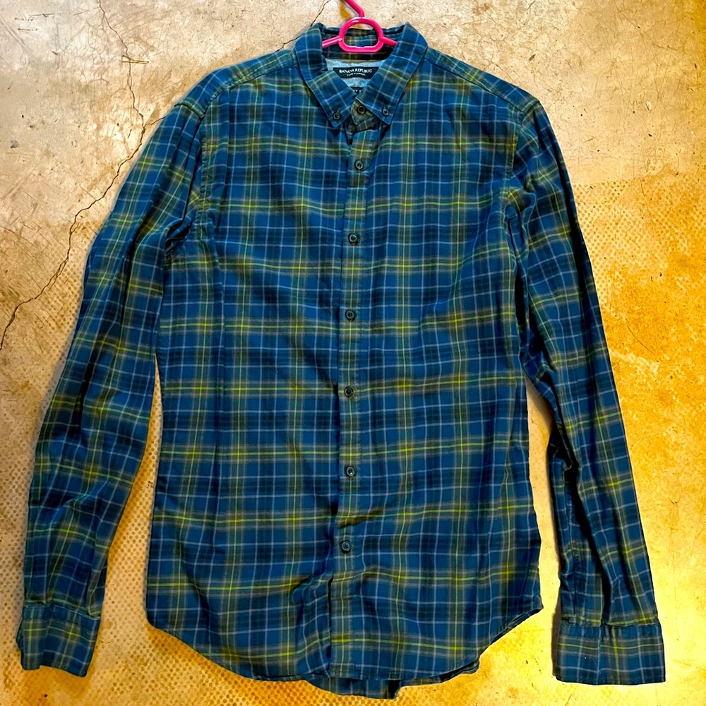 Banana Republic button-down shirt.
